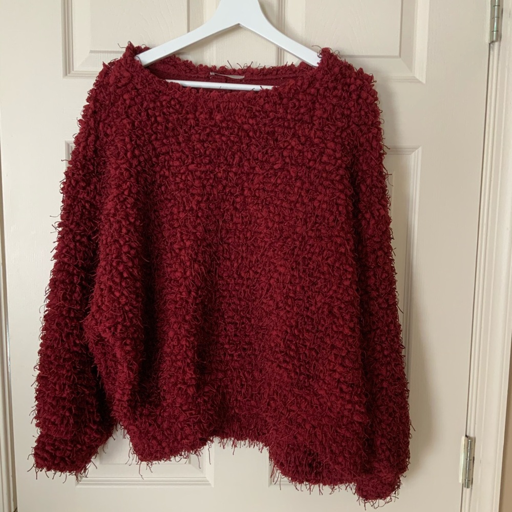 ZARA OVERSIZE FURRY SWEATER